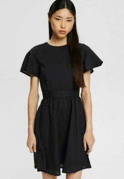 Edc By Esprit MIT RÜCKENAUSSCHNITT - Day Dress - Black