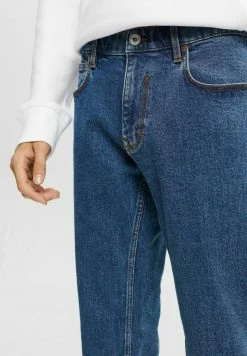Edc By Esprit STRETCH - Straight Leg Jeans - Blue Medium Wash -edc by Esprit Shop 6183968b2e2447a3af4d5e349920bf4e