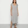 Edc By Esprit DRESS - Jersey Dress - Light Grey