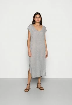 Edc By Esprit DRESS - Jersey Dress - Light Grey