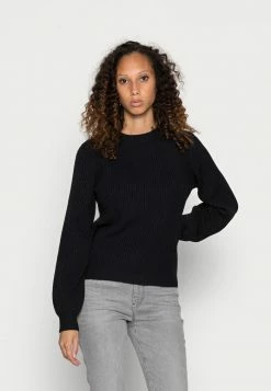 Edc By Esprit FITTED PUFFY - Jumper - Black