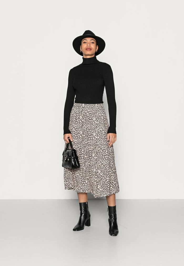 Edc By Esprit A-line Skirt - Dusty Nude 2 Edc By Esprit A-line Skirt - Dusty Nude - Image 2