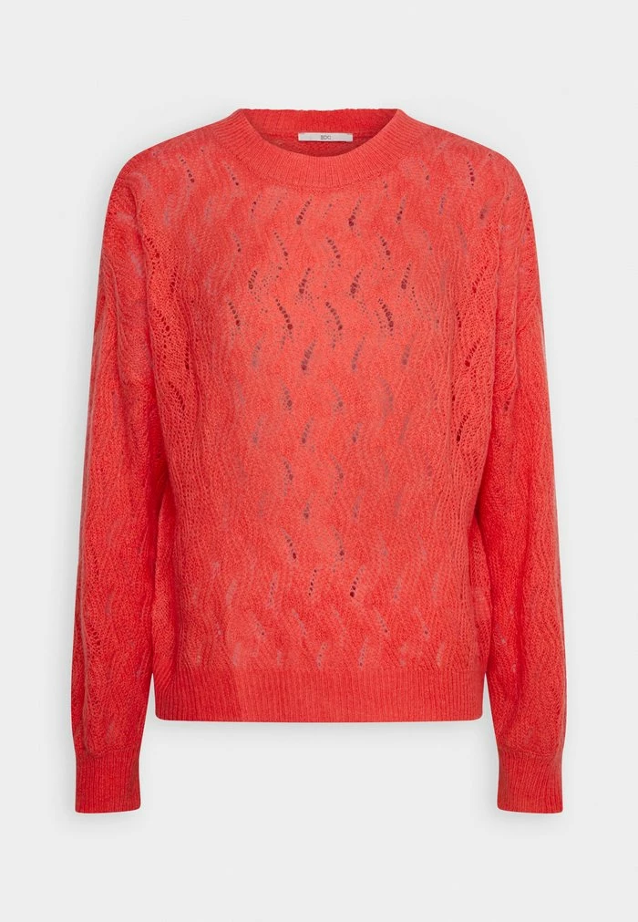 Edc By Esprit POINTELLE - Jumper - Coral 4 Edc By Esprit POINTELLE - Jumper - Coral - Image 4