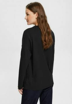 Edc By Esprit LONGSLEEVE - Long Sleeved Top - Black -edc by Esprit Shop 62554ece09ad49ea9f0bf91bc7eb88e4