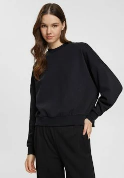 Edc By Esprit SNAP BUTTONS - Sweatshirt - Black