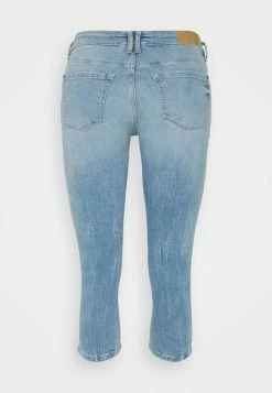 Edc By Esprit CAPRI - Denim Shorts - Blue Light Wash -edc by Esprit Shop 62eea6d440b94ab4819f09d5d2596057