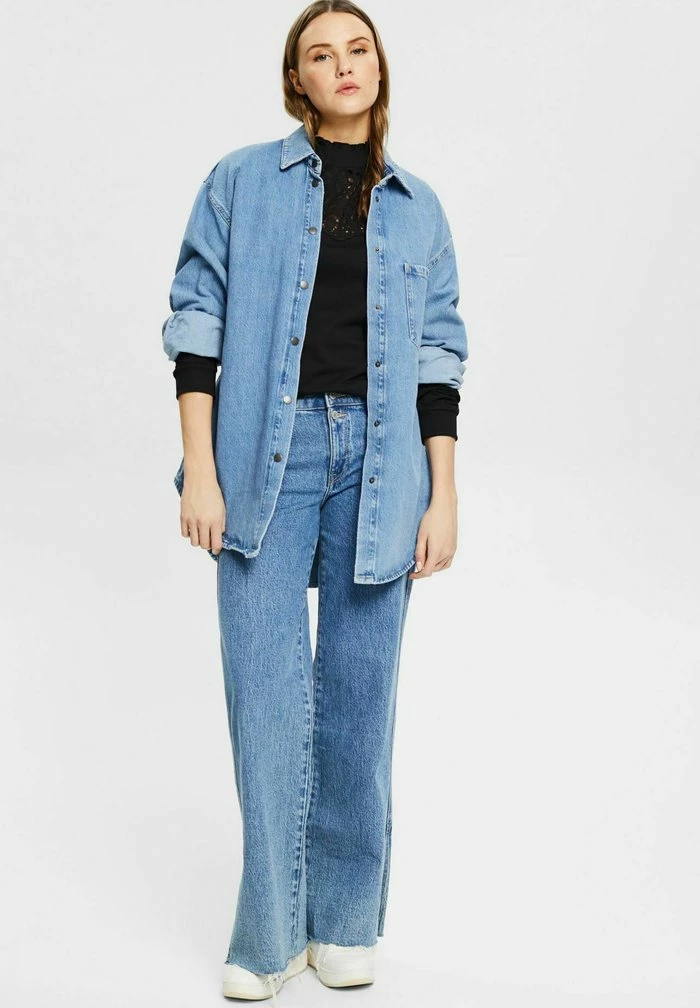 Edc By Esprit MIT LOCHSPITZE - Sweatshirt - Black 2 Edc By Esprit MIT LOCHSPITZE - Sweatshirt - Black - Image 2