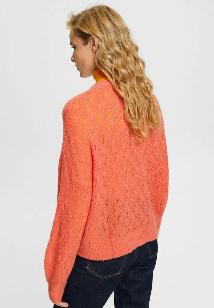 Edc By Esprit Cardigan - Coral 3 Edc By Esprit Cardigan - Coral - Image 3