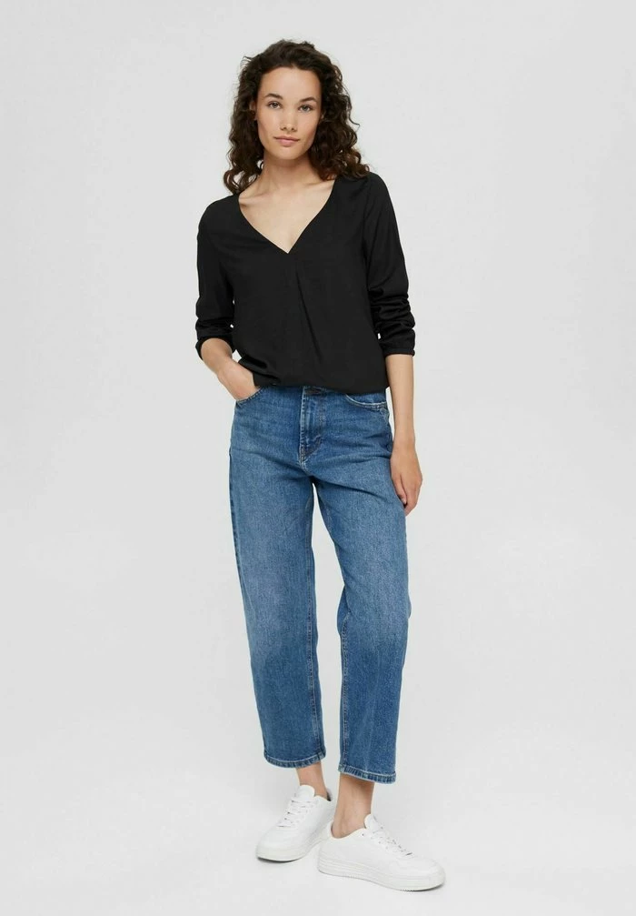 Edc By Esprit CORE FLUID - Blouse - Black 2 Edc By Esprit CORE FLUID - Blouse - Black - Image 2