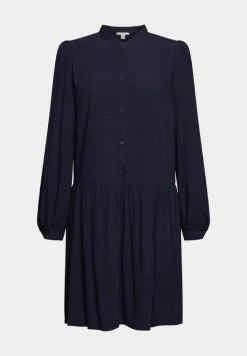 Edc By Esprit Shirt Dress - Navy -edc by Esprit Shop 64db9acd0c44456b91c3688a1248a039