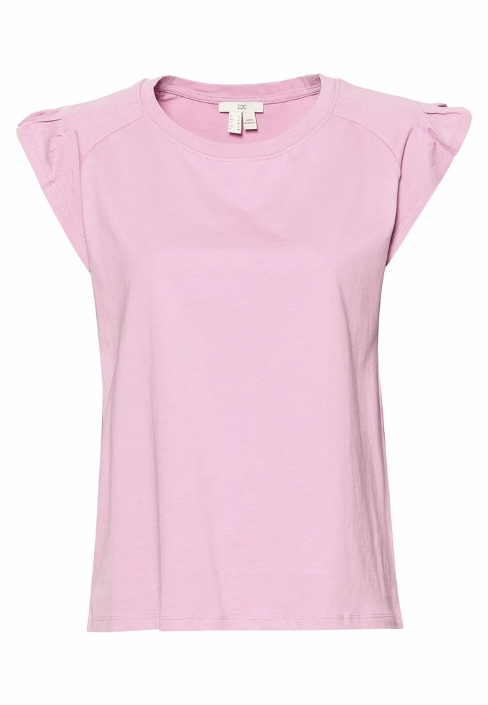 Edc By Esprit Basic T-shirt - Lilac 5 Edc By Esprit Basic T-shirt - Lilac - Image 5