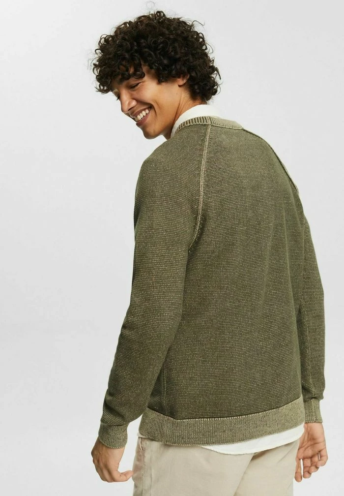 Edc By Esprit MELIERTER - Jumper - Dark Khaki 3 Edc By Esprit MELIERTER - Jumper - Dark Khaki - Image 3
