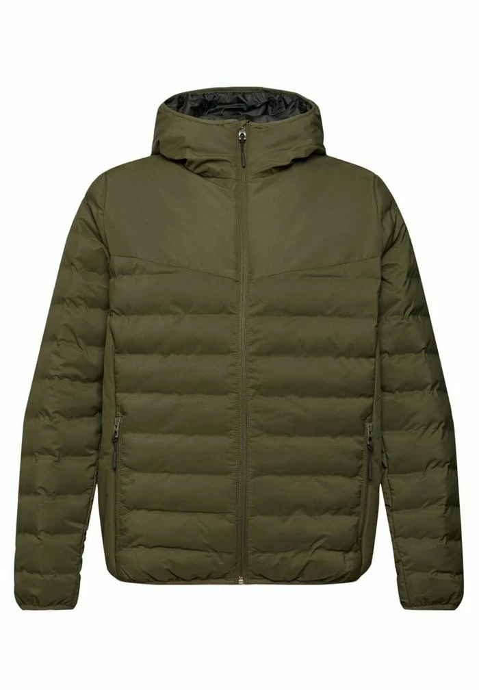 Edc By Esprit Light Jacket - Dark Khaki 5 Edc By Esprit Light Jacket - Dark Khaki - Image 5