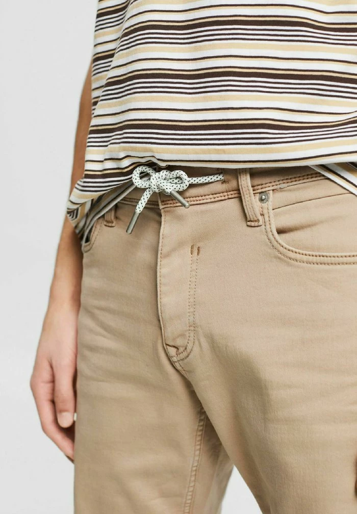 Edc By Esprit Denim Shorts - Light Beige 4 Edc By Esprit Denim Shorts - Light Beige - Image 4