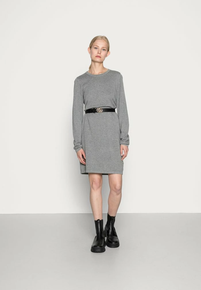 Edc By Esprit DRESS - Jumper Dress - Grey Medium 2 Edc By Esprit DRESS - Jumper Dress - Grey Medium - Image 2