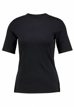 Edc By Esprit CORE HIGH - Basic T-shirt - Black -edc by Esprit Shop 67143230110a46b1b2e1a132c003c55c