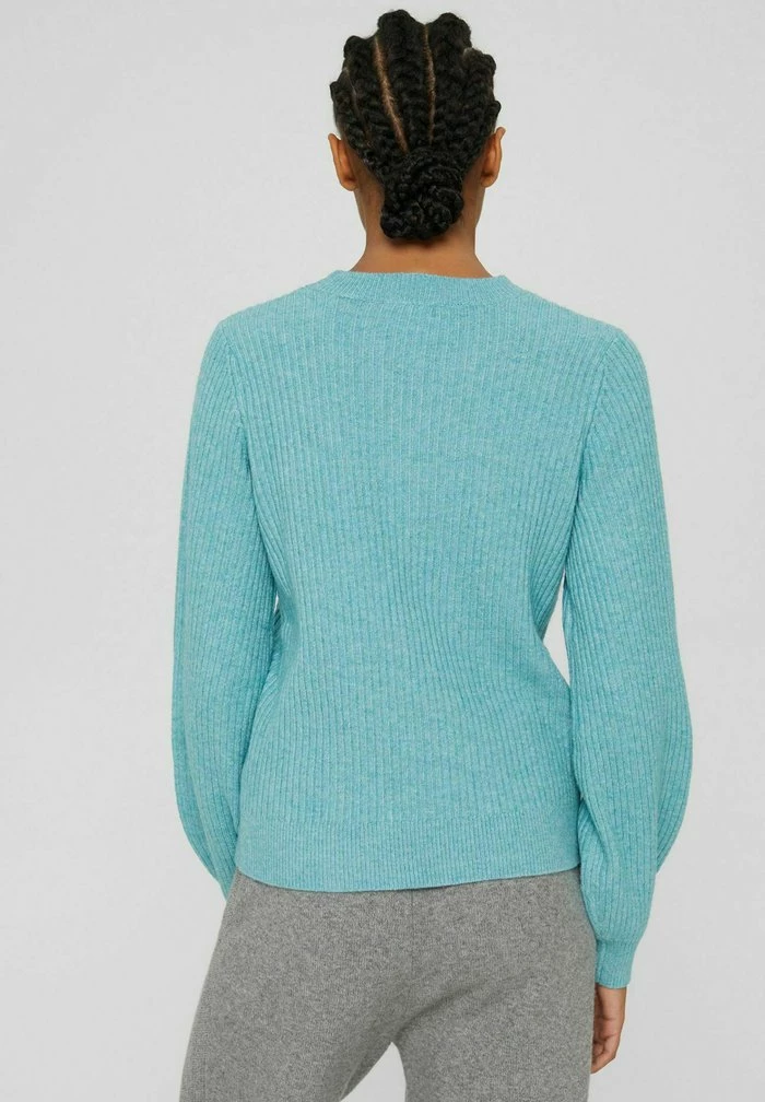 Edc By Esprit FITTED PUFFY - Jumper - Light Aqua Green 3 Edc By Esprit FITTED PUFFY - Jumper - Light Aqua Green - Image 3