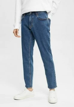 Edc By Esprit STRETCH - Straight Leg Jeans - Blue Medium Wash