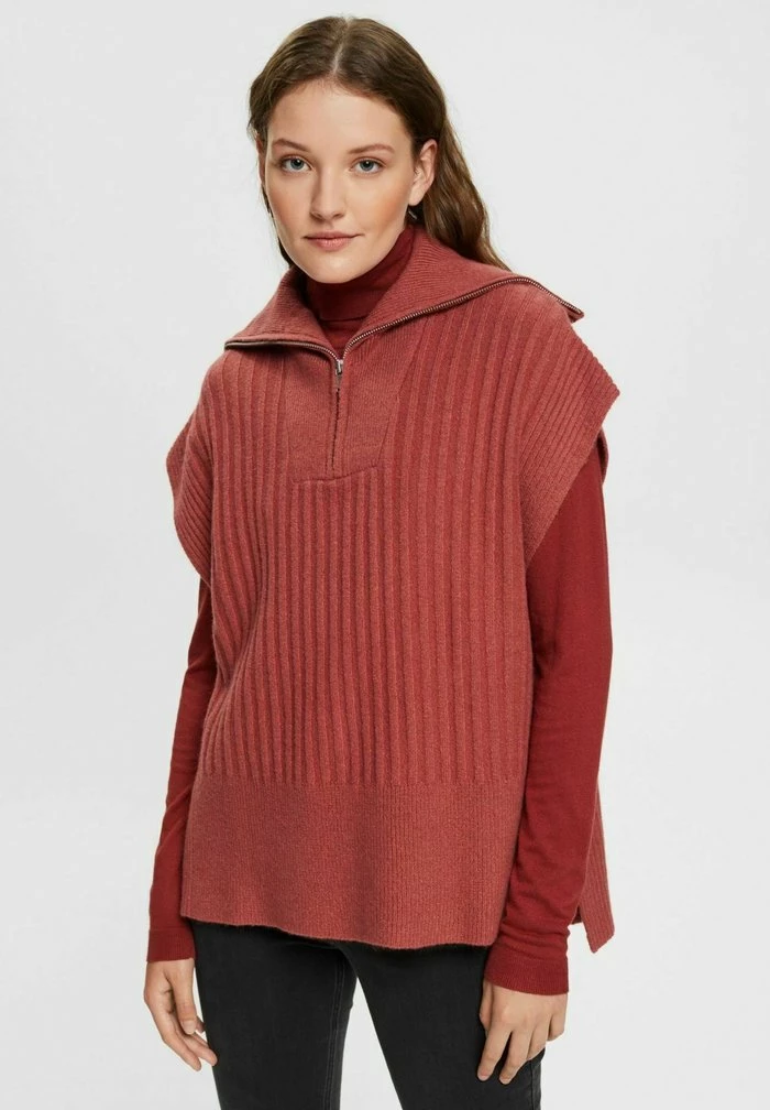 Edc By Esprit Print T-shirt - Terracotta 1 Edc By Esprit Print T-shirt - Terracotta