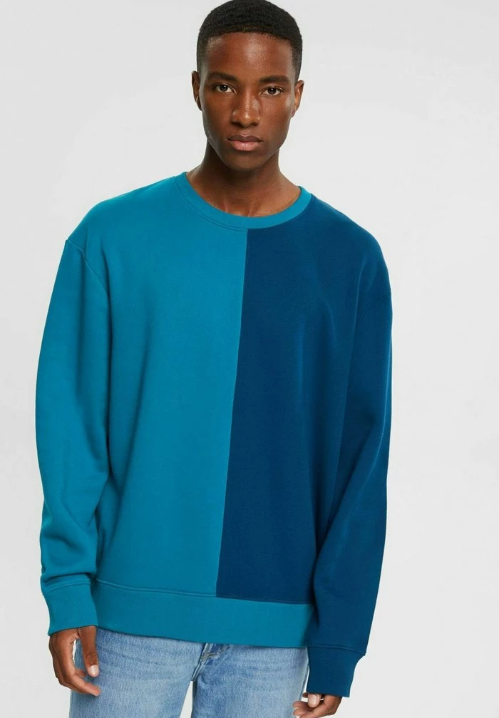 Edc By Esprit Sweatshirt - Teal/blue 6 Edc By Esprit Sweatshirt - Teal/blue - Image 6