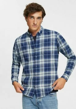 Edc By Esprit REGULAR FIT - Shirt - Blue Dark Washed
