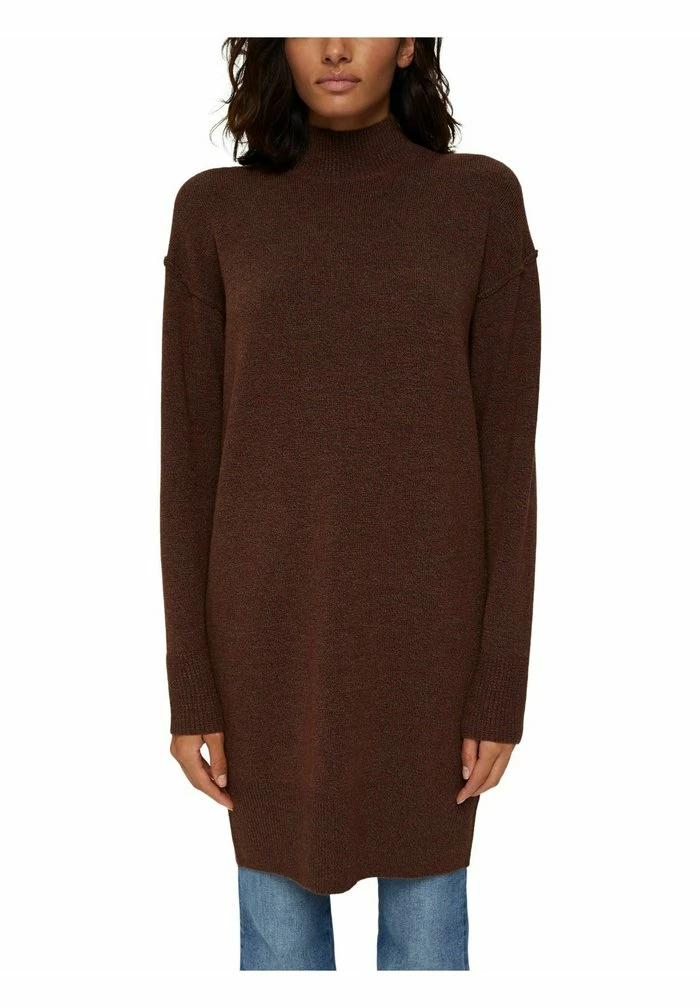 Edc By Esprit Jumper Dress - Brown 5 Edc By Esprit Jumper Dress - Brown - Image 5