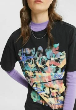 Edc By Esprit MIT GRAFFITI PRINT - Print T-shirt - Black 11 Edc By Esprit MIT GRAFFITI PRINT - Print T-shirt - Black -edc by Esprit Shop 69df659dc0c04df882a0d606eb5d9758