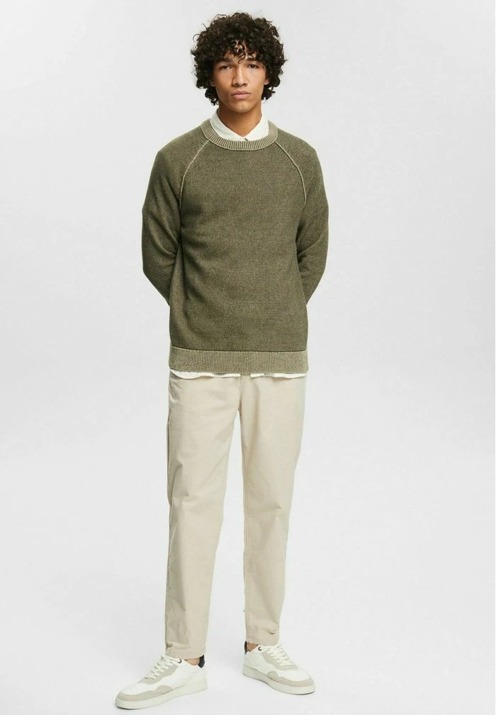 Edc By Esprit MELIERTER - Jumper - Dark Khaki 2 Edc By Esprit MELIERTER - Jumper - Dark Khaki - Image 2