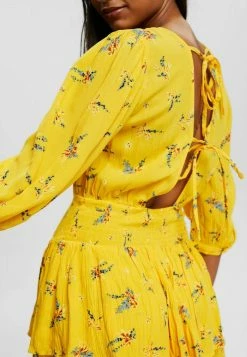 Edc By Esprit LENZING™ ECOVERO™ - Shift Dress - Sunflower Yellow -edc by Esprit Shop 6b446dc6d46d4e8d805043e22f0bdaac