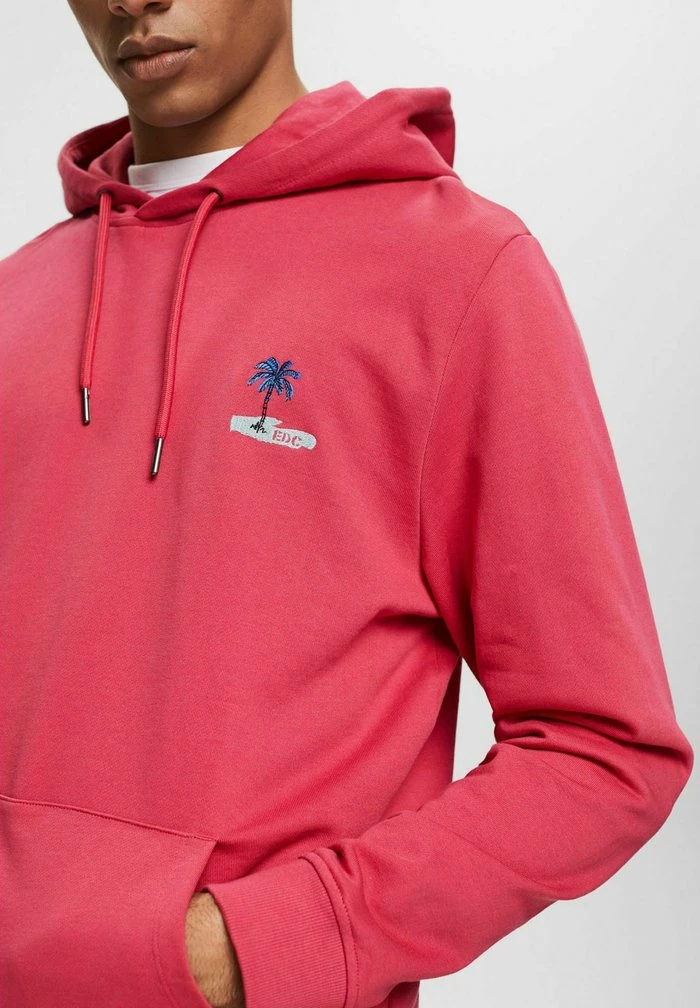 Edc By Esprit MIT RÜCKENPRINT - Hoodie - Dark Pink 4 Edc By Esprit MIT RÜCKENPRINT - Hoodie - Dark Pink - Image 4