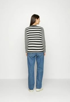 Edc By Esprit STRIPE - Long Sleeved Top - Black -edc by Esprit Shop 6c3694c6be5b497f8142e98dd9e1445b