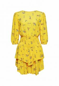 Edc By Esprit LENZING™ ECOVERO™ - Shift Dress - Sunflower Yellow -edc by Esprit Shop 6c7653b20acd4689bc6065ca29619515