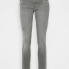 Edc By Esprit LOW RISE - Jeans Skinny Fit - Grey Medium Wash