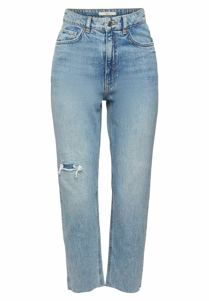 Edc By Esprit Straight Leg Jeans - Blue Medium Washed 7 Edc By Esprit Straight Leg Jeans - Blue Medium Washed - Image 7