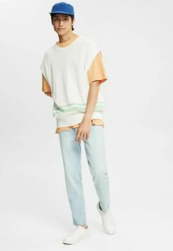 Edc By Esprit STRETCH - Straight Leg Jeans - Blue Bleached 9 Edc By Esprit STRETCH - Straight Leg Jeans - Blue Bleached -edc by Esprit Shop 6e9e27cfbf0e4a018fb4d3b3bad5a447