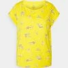 Edc By Esprit Print T-shirt - Sunflower Yellow