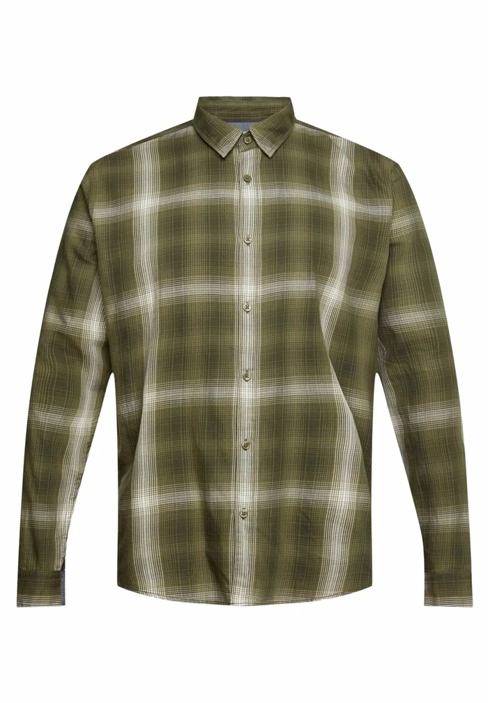 Edc By Esprit Shirt - Khaki Green 6 Edc By Esprit Shirt - Khaki Green - Image 6