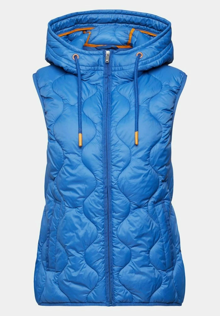 Edc By Esprit Waistcoat - Blue 7 Edc By Esprit Waistcoat - Blue - Image 7