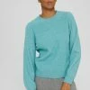 Edc By Esprit FITTED PUFFY - Jumper - Light Aqua Green