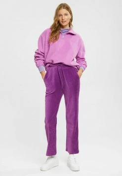 Edc By Esprit MIT ZIPKRAGEN - Fleece Jumper - Lilac