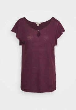 Edc By Esprit Basic T-shirt - Bordeaux Red