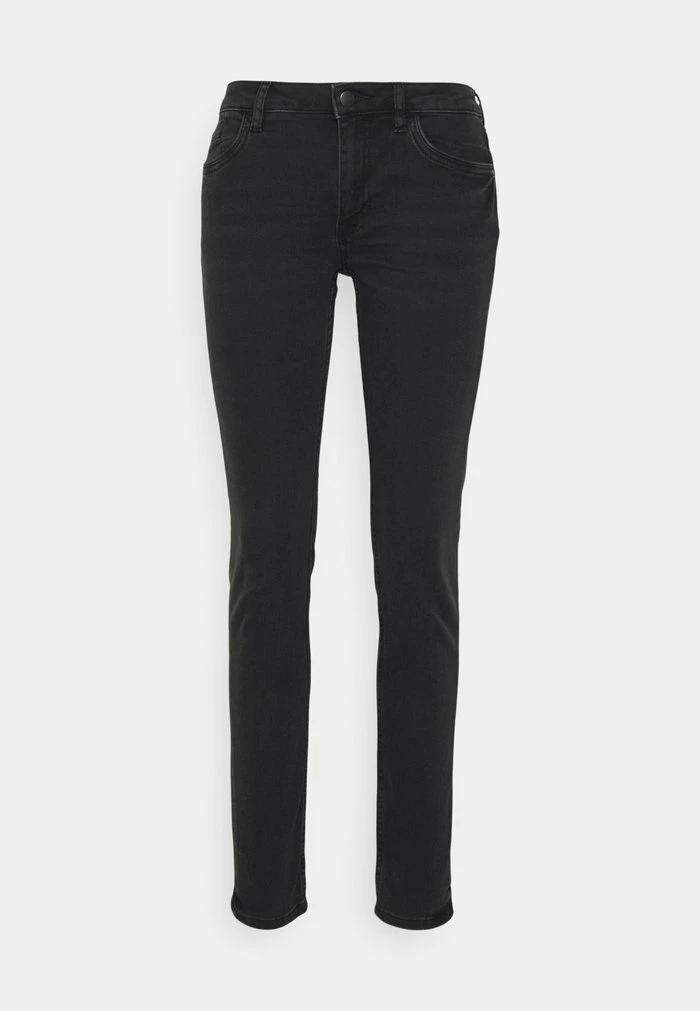 Edc By Esprit MEDIUM RISE HIGH STRETCH - Slim Fit Jeans - Black Dark 4 Edc By Esprit MEDIUM RISE HIGH STRETCH - Slim Fit Jeans - Black Dark - Image 4