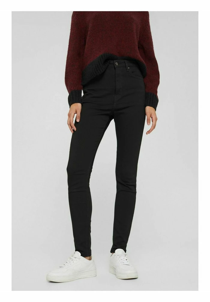 Edc By Esprit Trousers - Black Rinse 1 Edc By Esprit Trousers - Black Rinse