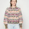 Edc By Esprit PUFF SLEEVE - Jumper - Multi-coloured