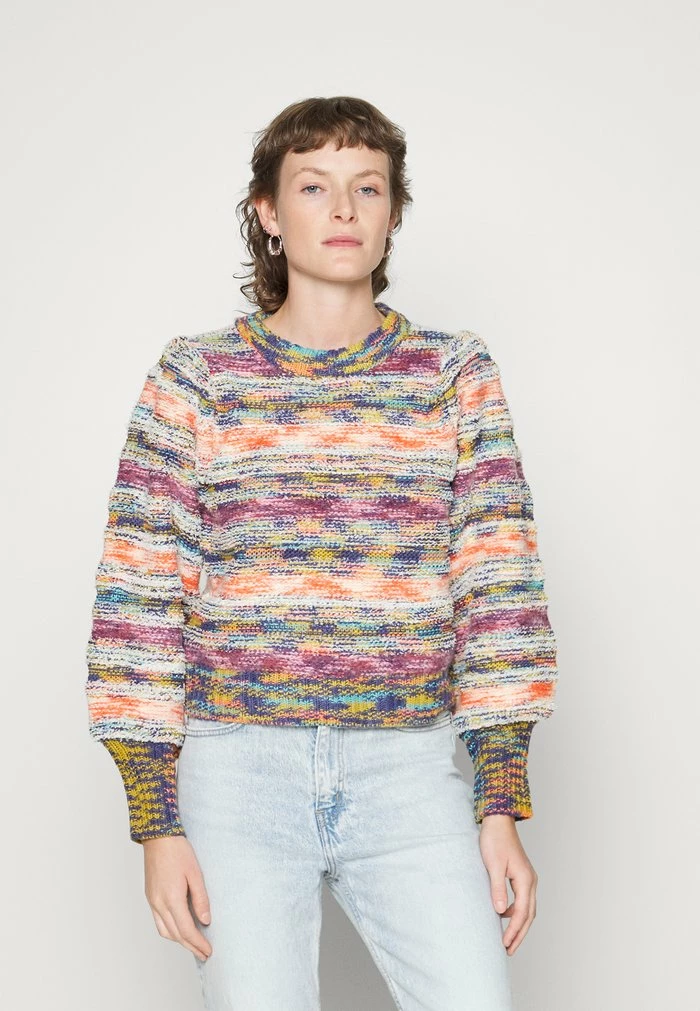 Edc By Esprit PUFF SLEEVE - Jumper - Multi-coloured 1 Edc By Esprit PUFF SLEEVE - Jumper - Multi-coloured
