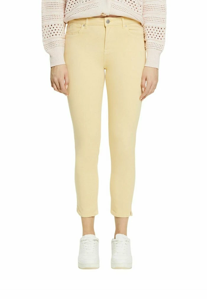 Edc By Esprit Trousers - Pastel Yellow 6 Edc By Esprit Trousers - Pastel Yellow - Image 6