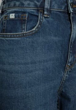 Edc By Esprit WIDE LEG - Flared Jeans - Blue Dark Wash -edc by Esprit Shop 71f65ada2ec640239955fc82959d5e41