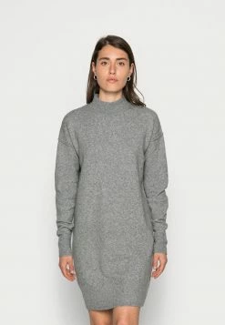 Edc By Esprit Jumper Dress - Medium Grey
