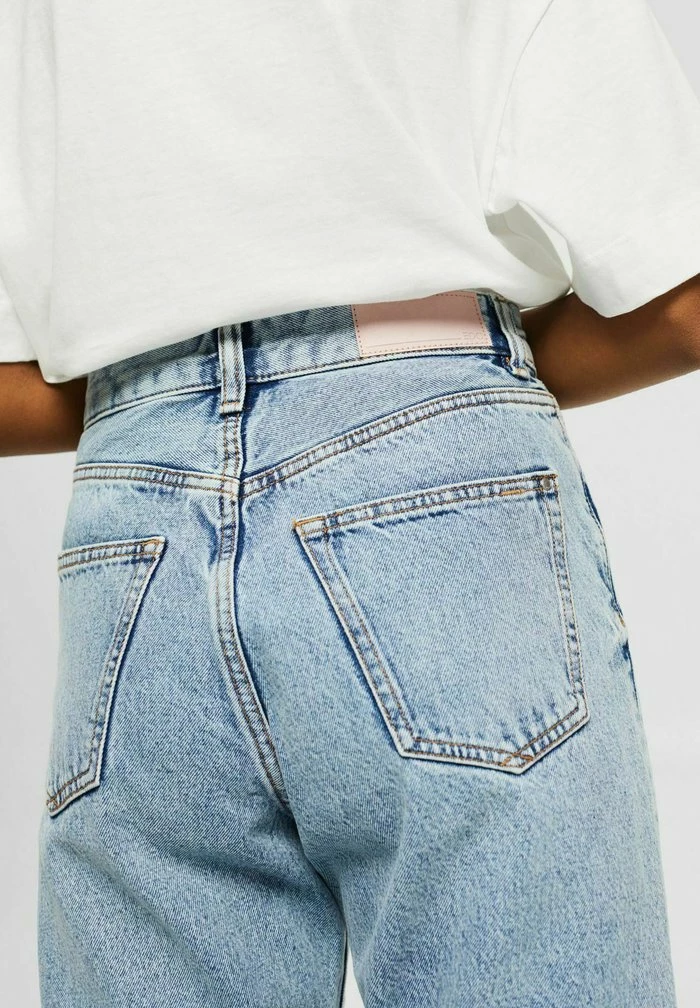 Edc By Esprit Straight Leg Jeans - Blue Light Washed 4 Edc By Esprit Straight Leg Jeans - Blue Light Washed - Image 4