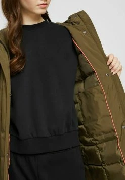 Edc By Esprit Winter Coat - Khaki Green -edc by Esprit Shop 740af960aa414b188cd46b0d14e06b26